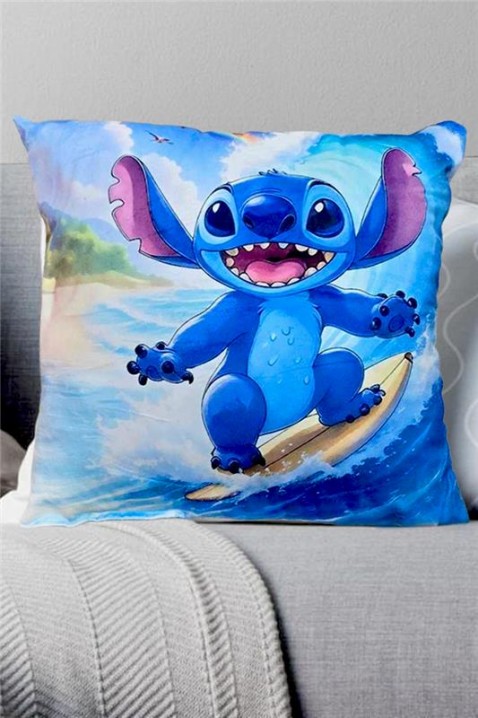 STITCH SURF gyermek párna, Szín: kék, IVET.HU - A te online butikod.