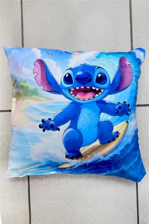 STITCH SURF gyermek párna, Szín: kék, IVET.HU - A te online butikod.