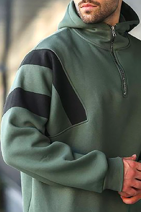 PEFIZO KHAKI férfi pulóver, Szín: khaki, IVET.HU - A te online butikod.
