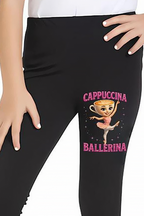 FUNNITA CAPPUCCINA gyermek leggings, Szín: fekete, IVET.HU - A te online butikod.