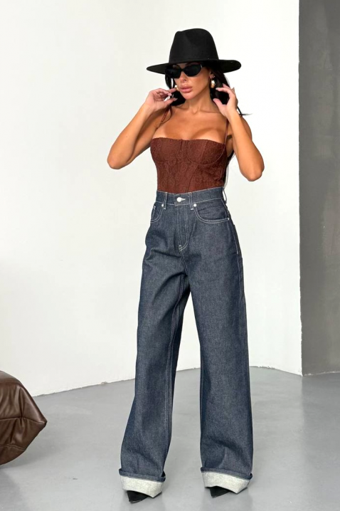 DENIMZA NAVY farmer, Szín: sötétkék, IVET.HU - A te online butikod.