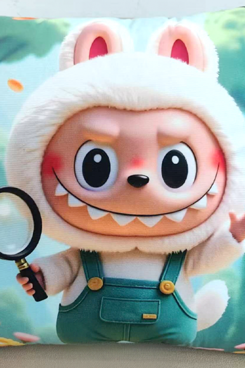 LABUBU DETECTIVE 40х40 cm díszpárnahuzat, Szín: multicolor, IVET.HU - A te online butikod.