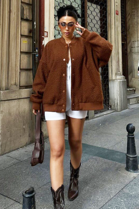 DRELZONDA BROWN kabát, Szín: barna, IVET.HU - A te online butikod.