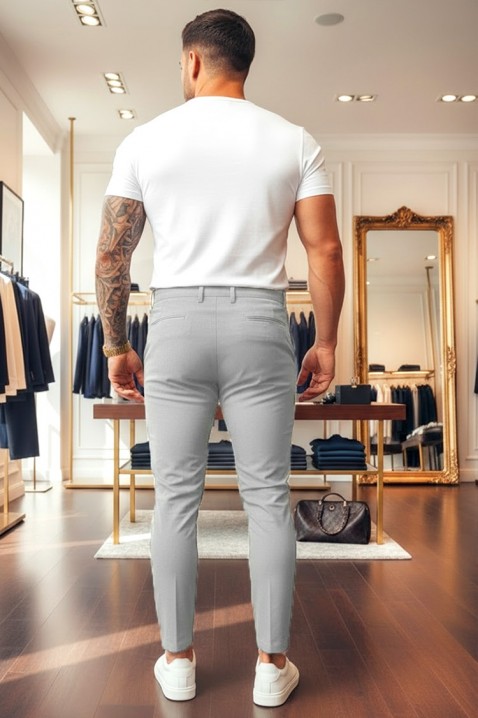 MEJER LIGHT GREY férfi nadrág, Szín: világosszürke, IVET.HU - A te online butikod.