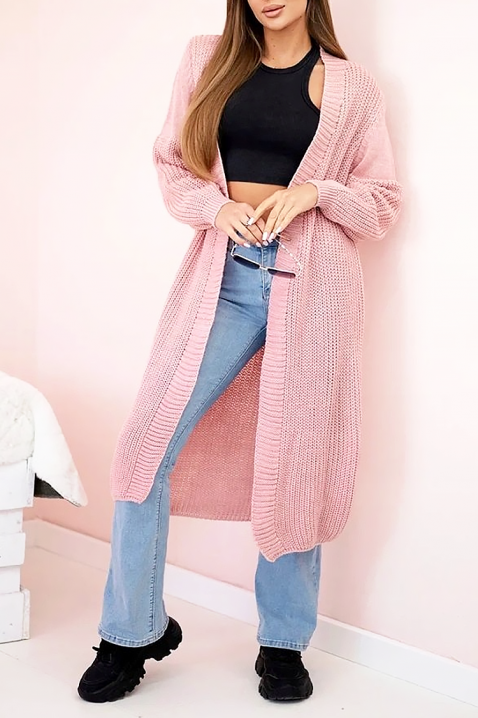 GLENIDA PINK kardigán, Szín: rózsaszín, IVET.HU - A te online butikod.