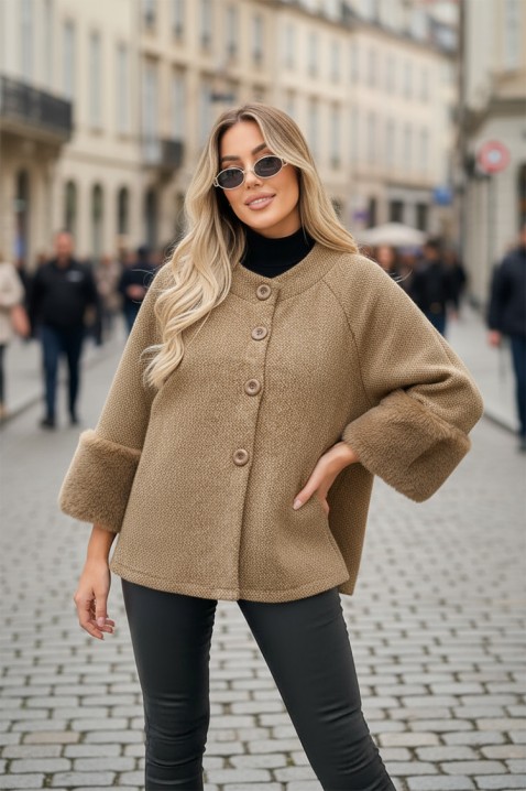 KRENINA BEIGE kabát, Szín: bézs, IVET.HU - A te online butikod.