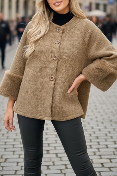 KRENINA BEIGE kabát, Szín: bézs, IVET.HU - A te online butikod.