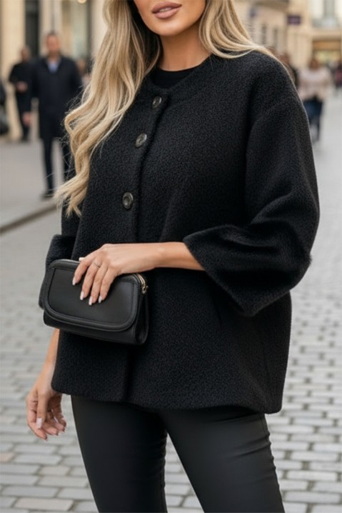 KRENINA BLACK kabát, Szín: fekete, IVET.HU - A te online butikod.