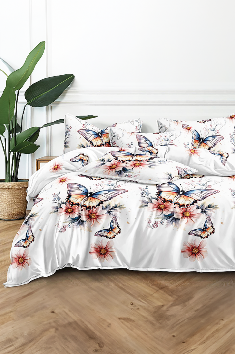 ZIOTERFA ágyneműgarnitúra 200x220 cm pamut - 4 darabos, Szín: fehér, IVET.HU - A te online butikod.