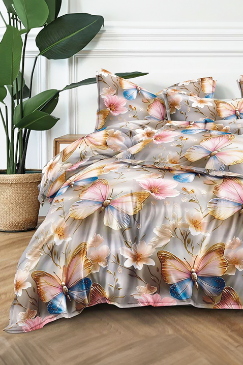 ZEFRIOLGA ágyneműgarnitúra 200x220 cm pamut - 4 darabos, Szín: multicolor, IVET.HU - A te online butikod.