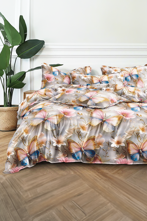 ZEFRIOLGA ágyneműgarnitúra 200x220 cm pamut - 4 darabos, Szín: multicolor, IVET.HU - A te online butikod.