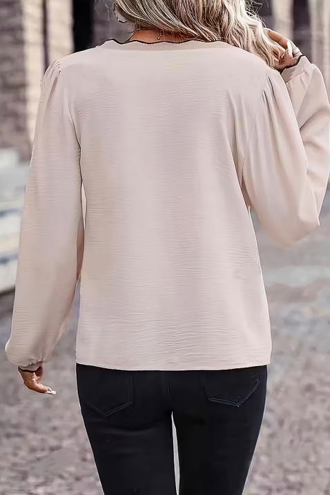 BIOFEHA BEIGE női felső, Szín: bézs, IVET.HU - A te online butikod.