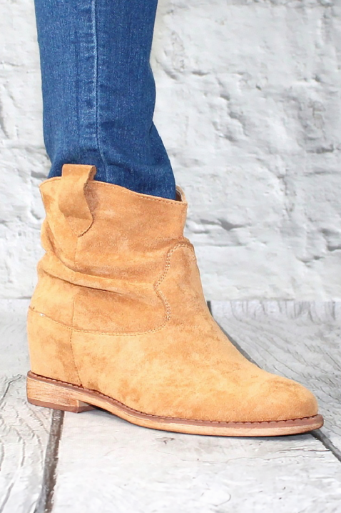 KLORFINA női csizma, Szín: világosbarna, IVET.HU - A te online butikod.