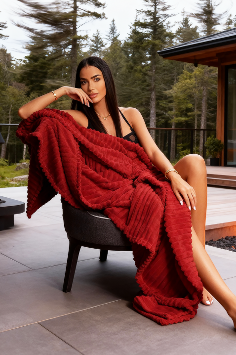 FELISARA RED 220x240 cm pléd - Lakástextil | Ivet.HU FELISARA RED 220x240 cm pléd, Szín: piros, IVET.HU - A te online butikod.