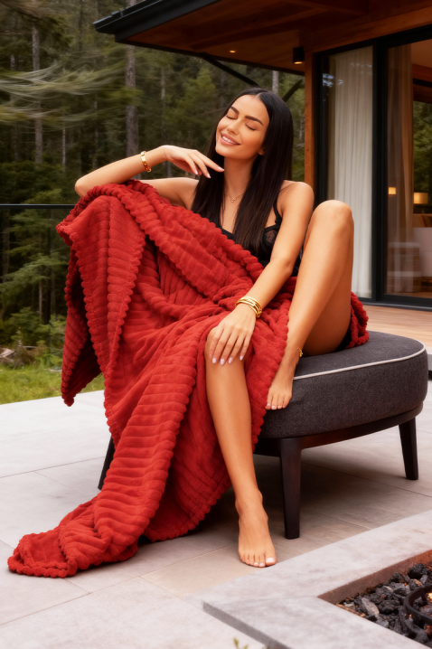 FELISARA RED 220x240 cm pléd - Lakástextil | Ivet.HU FELISARA RED 220x240 cm pléd, Szín: piros, IVET.HU - A te online butikod.