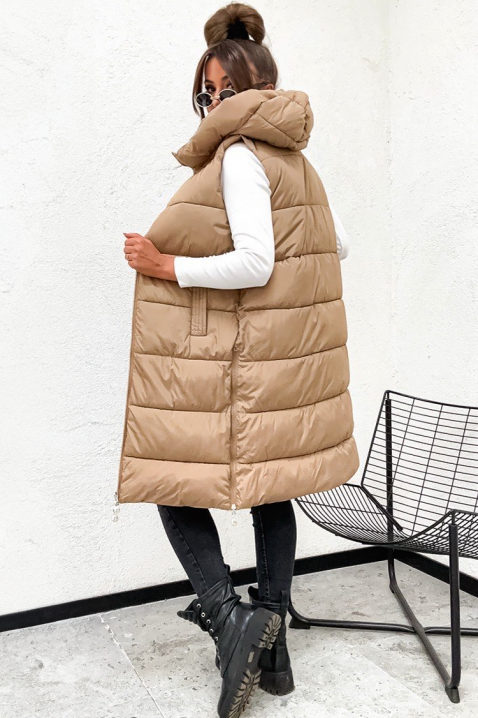 KEMORFA BEIGE kétoldalas mellény, Szín: bézs, IVET.HU - A te online butikod.