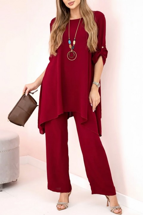 KLOBERGA BORDO szett, Szín: bordó, IVET.HU - A te online butikod.