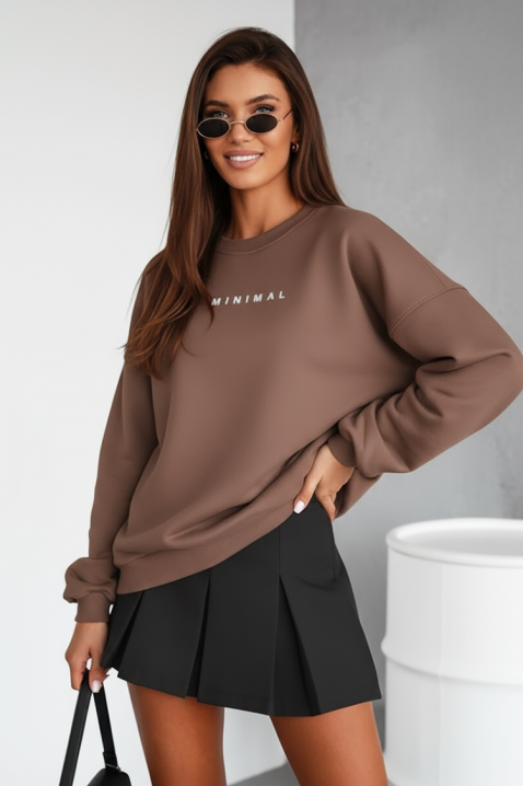CHENZILA MOCHA női pulóver, Szín: mokka, IVET.HU - A te online butikod.