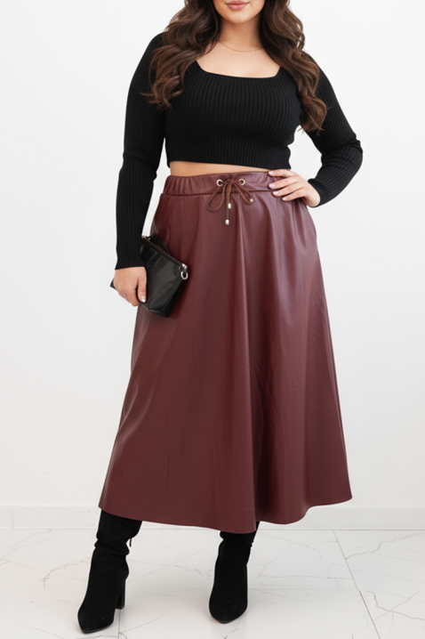 SEVELZA BORDO szoknya, Szín: bordó, IVET.HU - A te online butikod.