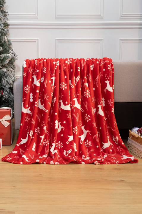 VIOMELTA 200x220 cm pléd, Szín: piros, IVET.HU - A te online butikod.