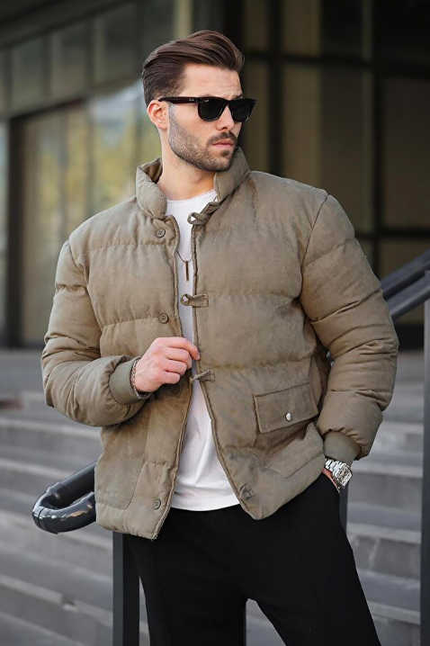 RAMOLFO KHAKI férfi dzseki, Szín: khaki, IVET.HU - A te online butikod.
