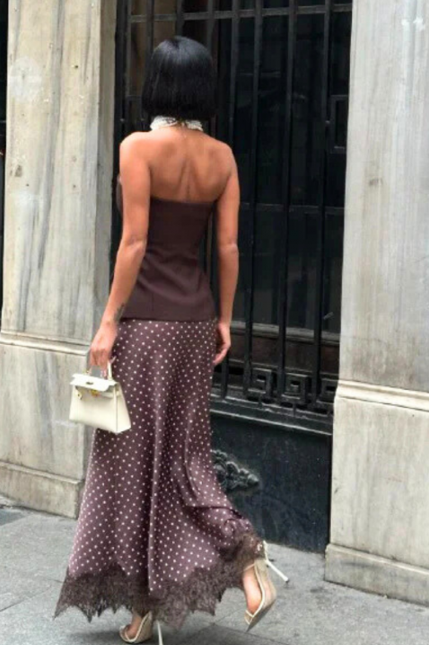 TONILZA BROWN szoknya, Szín: barna, IVET.HU - A te online butikod.
