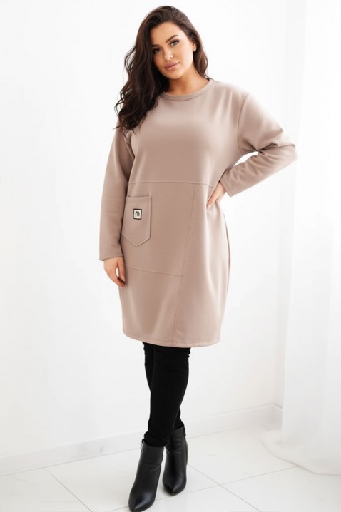 DANZONA BEIGE tunika - Plus size | Ivet.HU DANZONA BEIGE tunika, Szín: bézs, IVET.HU - A te online butikod.