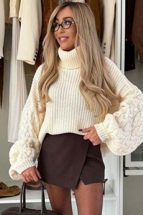 PLOZNENDA WHITE pulóver - Pulóverek | Ivet.HU PLOZNENDA WHITE pulóver, Szín: fehér, IVET.HU - A te online butikod.