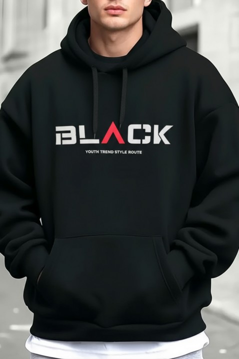 VORENZO férfi pulóver, Szín: fekete, IVET.HU - A te online butikod.