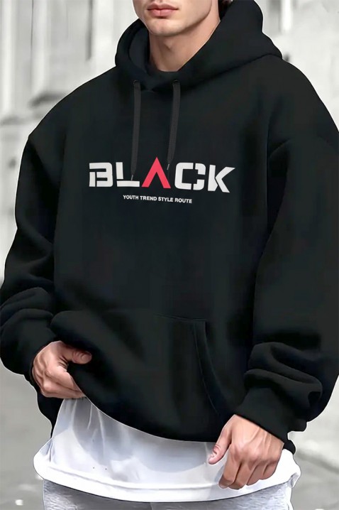 VORENZO férfi pulóver, Szín: fekete, IVET.HU - A te online butikod.