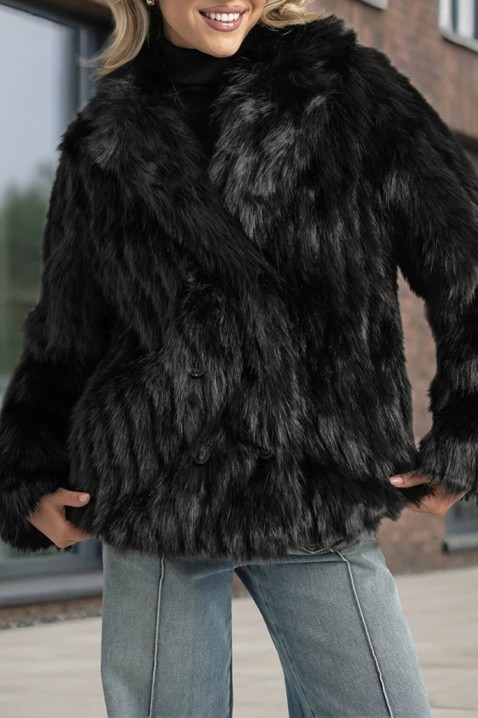 DORONTENZA BLACK kabát - Kabátok | Ivet.HU DORONTENZA BLACK kabát, Szín: fekete, IVET.HU - A te online butikod.