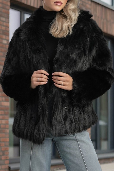 DORONTENZA BLACK kabát - Kabátok | Ivet.HU DORONTENZA BLACK kabát, Szín: fekete, IVET.HU - A te online butikod.