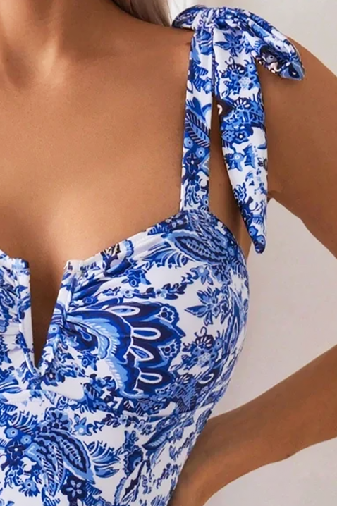 VIRESOLA egyrészes fürdőruha, Szín: fehér/kék, IVET.HU - A te online butikod.