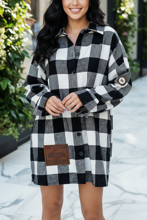 KLARINDA női ing - Ingek | Ivet.HU KLARINDA női ing, Szín: fekete és fehér, IVET.HU - A te online butikod.