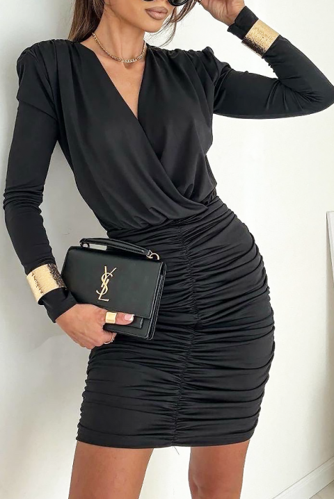 PARZELA BLACK ruha - Rövid ruhák | Ivet.HU PARZELA BLACK ruha, Szín: fekete, IVET.HU - A te online butikod.