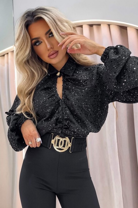 LAPRENZA BLACK női blúz - Blúzok | Ivet.HU LAPRENZA BLACK női blúz, Szín: fekete, IVET.HU - A te online butikod.