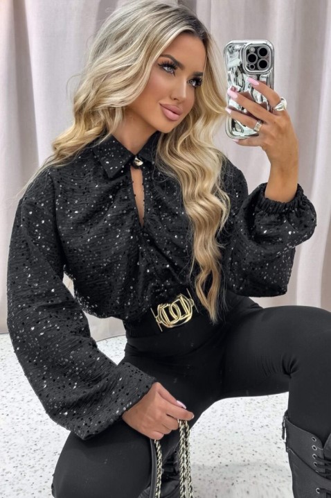 LAPRENZA BLACK női blúz - Blúzok | Ivet.HU LAPRENZA BLACK női blúz, Szín: fekete, IVET.HU - A te online butikod.