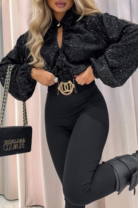 LAPRENZA BLACK női blúz - Blúzok | Ivet.HU LAPRENZA BLACK női blúz, Szín: fekete, IVET.HU - A te online butikod.