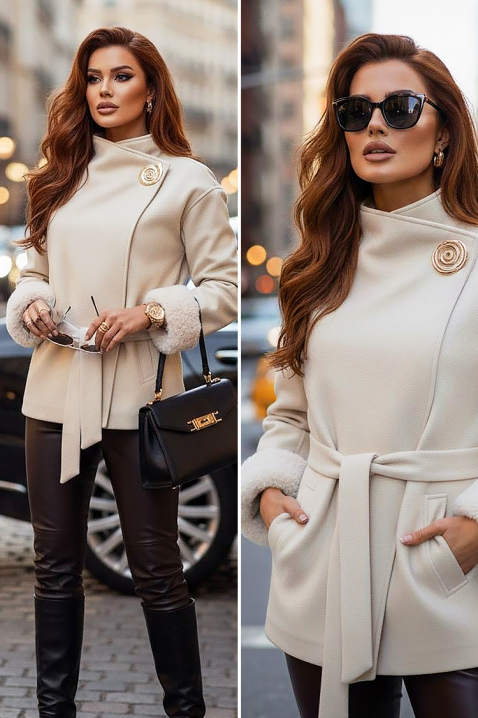 BLOFLINDA ECRU kabát - Kabátok | Ivet.HU BLOFLINDA ECRU kabát, Szín: ekrü, IVET.HU - A te online butikod.