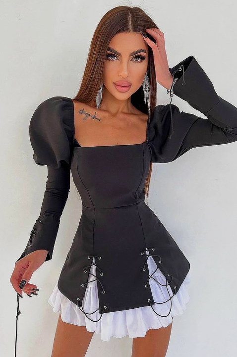 TREBINISA ruha - Rövid ruhák | Ivet.HU TREBINISA ruha, Szín: fekete, IVET.HU - A te online butikod.