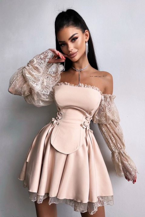 HLONDINA PUDRA ruha - Rövid ruhák | Ivet.HU HLONDINA PUDRA ruha, Szín: púderrózsaszín, IVET.HU - A te online butikod.