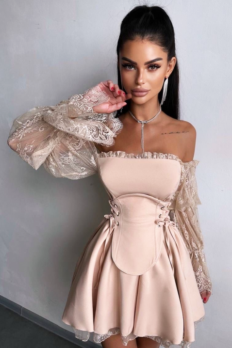 HLONDINA PUDRA ruha - Rövid ruhák | Ivet.HU HLONDINA PUDRA ruha, Szín: púderrózsaszín, IVET.HU - A te online butikod.