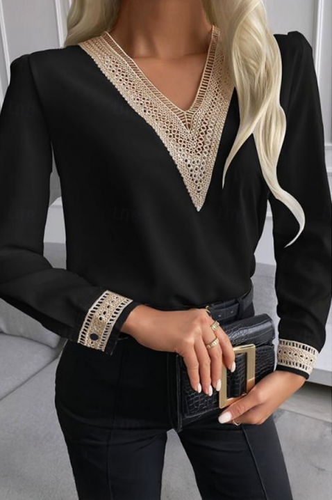 ARETONA BLACK női blúz - Blúzok | Ivet.HU ARETONA BLACK női blúz, Szín: fekete, IVET.HU - A te online butikod.