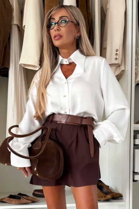 LILONDANA WHITE női blúz - Ingek | Ivet.HU LILONDANA WHITE női blúz, Szín: fehér, IVET.HU - A te online butikod.