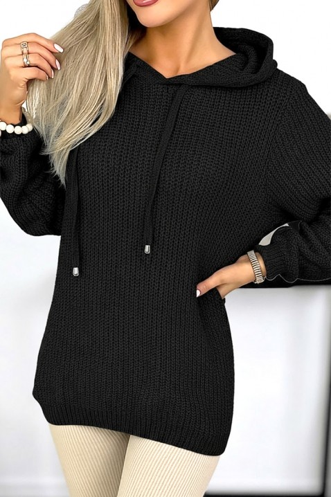 TRAMELFA BLACK pulóver - Melegítőfelsők  | Ivet.HU TRAMELFA BLACK pulóver, Szín: fekete, IVET.HU - A te online butikod.