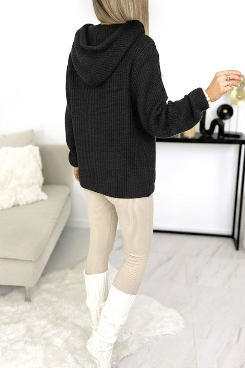 TRAMELFA BLACK pulóver - Melegítőfelsők  | Ivet.HU TRAMELFA BLACK pulóver, Szín: fekete, IVET.HU - A te online butikod.