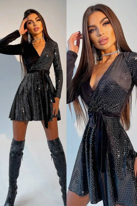 ANBERSA ruha - Rövid ruhák | Ivet.HU ANBERSA ruha, Szín: fekete, IVET.HU - A te online butikod.