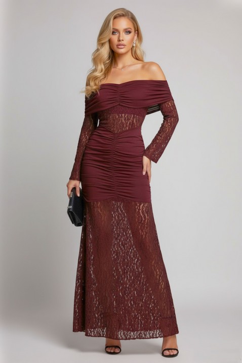 UNDRENZA BORDO ruha - Hosszú ruhák | Ivet.HU UNDRENZA BORDO ruha, Szín: bordó, IVET.HU - A te online butikod.