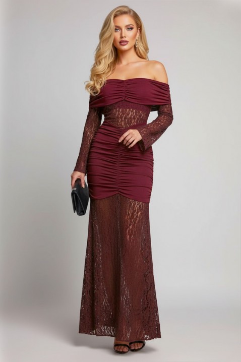 UNDRENZA BORDO ruha - Hosszú ruhák | Ivet.HU UNDRENZA BORDO ruha, Szín: bordó, IVET.HU - A te online butikod.