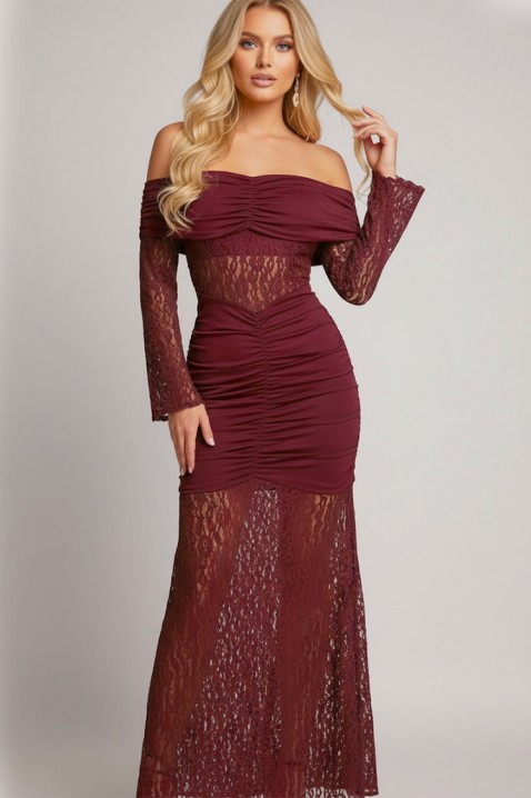 UNDRENZA BORDO ruha - Hosszú ruhák | Ivet.HU UNDRENZA BORDO ruha, Szín: bordó, IVET.HU - A te online butikod.